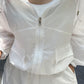 N9 Felt hood Windshield Zip-Up - Ivory