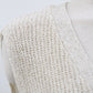 N9 Swelbo Knitted Button Vest - Light Beige