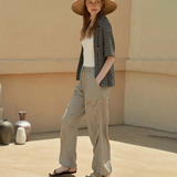 Monday Flow Deborah Wide Hat - Camel