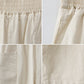 N9 Celty Banding Linen Pants - Light Beige