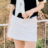 MAGIA Dot Skirt - White