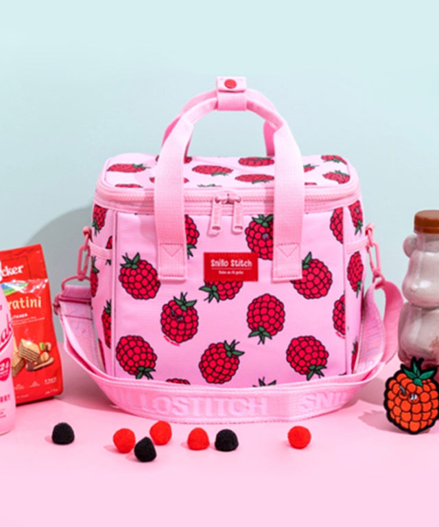 SNILLO STITCH Daily Picnic Cooler Bag Rapsberry - Pink