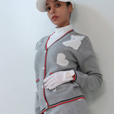 AVEN Evenbear Knit Cardigan - Gray