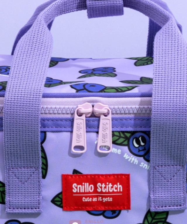 SNILLO STITCH Daily Picnic Cooler Bag Blueberry - Purple