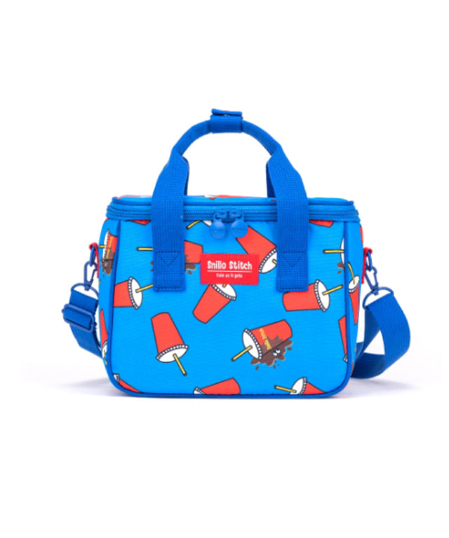 SNILLO STITCH Lunch Bag Shoulder Strap Coke - Blue