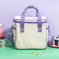 SNILLO STITCH Canvas Picnic Cooler Bag Blueberry - Purple
