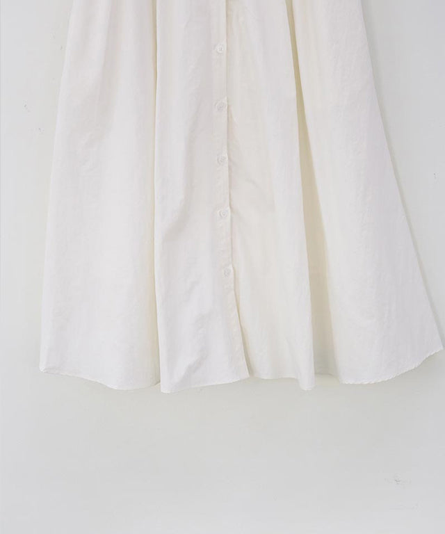 N9 Stump Bust Rock Button Skirt - Ivory