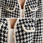 N9 Zito Bell Check Jacket - Black