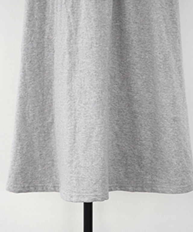 N9 Hojeep Hooded Half-Zip-Up Dress - Gray