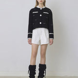 KANDINI Lambswool Warmer - Black