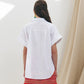 KUME STUDIO  Oversized Rolled Up Half-Sleeved Shirt