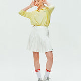 LE SONNET Denim Lover Skirt - White