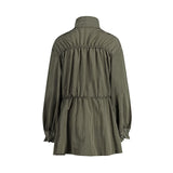 LE SONNET Romantic Windbreaker - Khaki