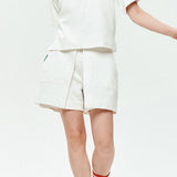 LE SONNET Banding Swing Pants-Cream