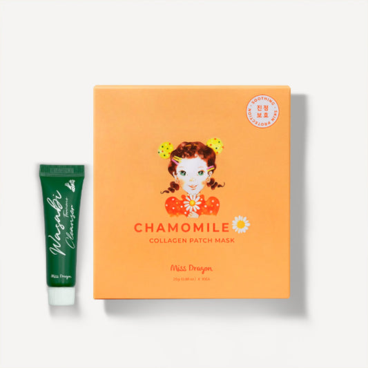 MISS DRAGON Chamomile Collagen Patch Mask Pack 25g*10ea