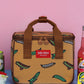 SNILLO STITCH Daily Lunch Cooler Bag Bean - Brown