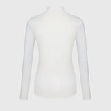 KANDINI Cool Tech Pique T-Shirt - White/Navy