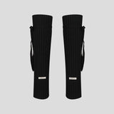 KANDINI Lambswool Warmer - Black