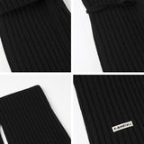 KANDINI Lambswool Warmer - Black