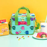 SNILLO STITCH Lunch Bag Shoulder Strap Donut - Mint