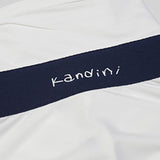 KANDINI Cool Tech Pique T-Shirt - White/Navy