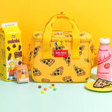 SNILLO STITCH Lunch Bag Shoulder Strap Pizza - Yellow