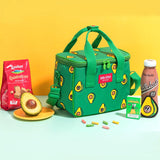 SNILLO STITCH Lunch Bag Shoulder Strap Avocado - Green