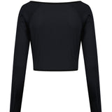 LE SONNET Sun Block Zip-up - Black