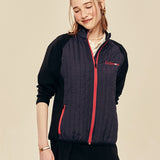 LE SONNET Essential Zip-Up - Navy