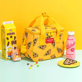 SNILLO STITCH Lunch Bag Shoulder Strap Pizza - Yellow