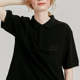 LE SONNET Polo T-shirt - Black