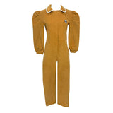 KANDINI Corduroy Jumpsuit - Mustard
