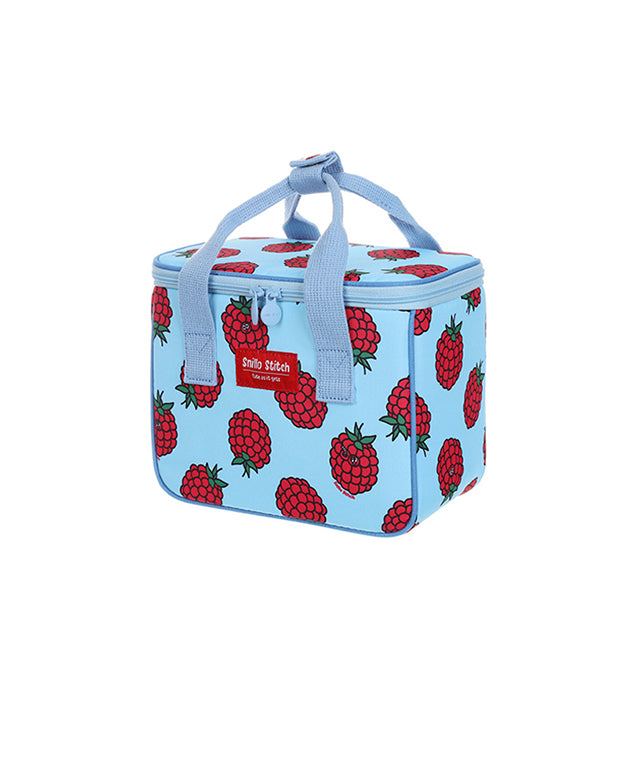 SNILLO STITCH Daily Lunch Cooler Bag Rapsberry - Sky Blue