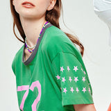 LE SONNET 72 Stars T-shirts - Green