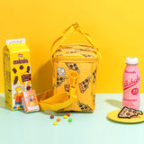 SNILLO STITCH Lunch Bag Shoulder Strap Pizza - Yellow