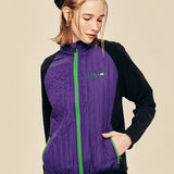 LE SONNET Essential Zip-Up - Purple