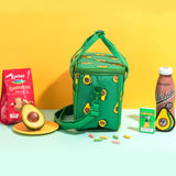 SNILLO STITCH Lunch Bag Shoulder Strap Avocado - Green
