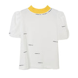 KANDINI Breezy Mock Up Tee - Yellow