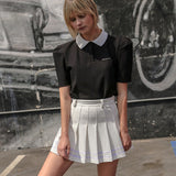KANDINI Essential Pleats Skirt - White