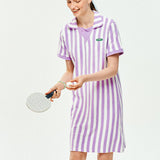 LE SONNET Sporty Terry One-piece - Lavender