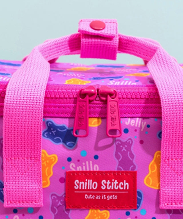 SNILLO STITCH Daily Picnic Cooler Bag Jelly - Hot Pink