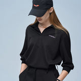 LE SONNET Simple Polo Shirts - Black
