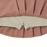 KUME STUDIO Patch Pocket Pleated Skirt - Pink