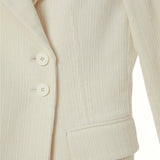 KUME STUDIO Iconic Fit Jacket - Ivory