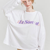 LE SONNET Basic Logo T - White