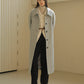 PAUL AND ALICE RAGLAN WOOL COAT - GRAY