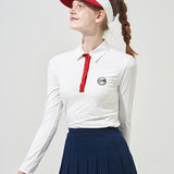 KANDINI Cool Tech Pique T-Shirt - White/Red