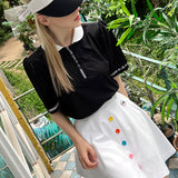 KANDINI Flared Skirt - White