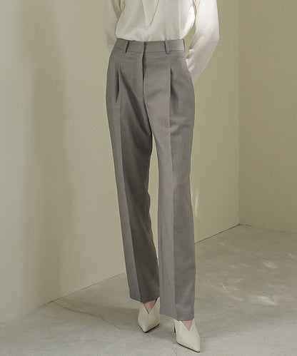 PAUL AND ALICE  BASIC SLACKS - BEIGE