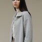 PAUL AND ALICE  WOOL BELTED CARDIGAN - GRAY